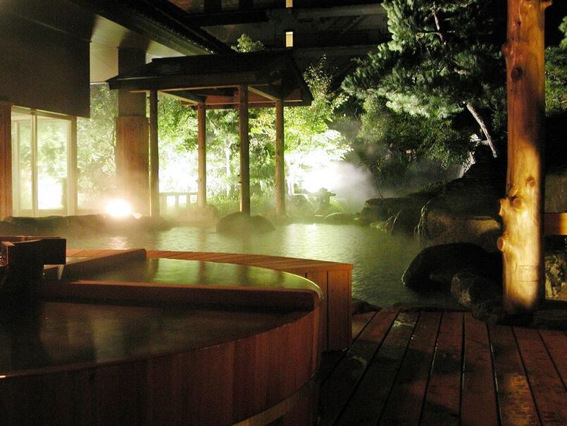 Japanese bath and water treatments to increase strength