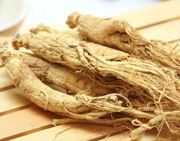 Ginseng root is an ancient folk remedy that promotes male potency
