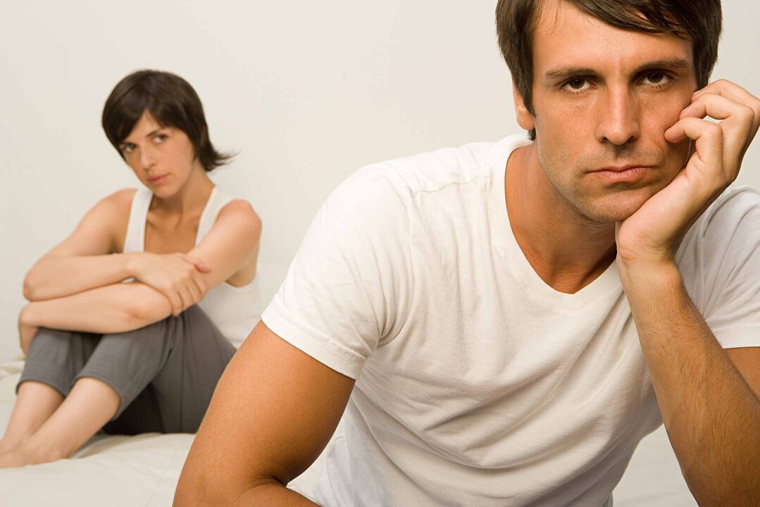 Negative factors provoke the development of male impotence